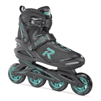 ROCES Women's Icon Black/Aqua Inline Skates (ICON-400822-00001)