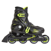 ROCES Kids Orlando III Black/Lime Inline Skates (ORL3-400687-00009)
