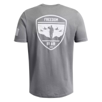 UNDER ARMOUR Men's Freedom By Air Titan Gray/Halo Gray/White T-Shirt (1385948-024)