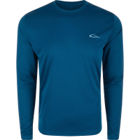 DRAKE Men's Icon Americana Long Sleeve Performance Crew Shirt (DS9550)