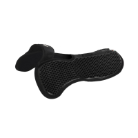 ACAVALLO Withers Free Hexagonal Black Soft Gel Pad with Micropile (AC094-09-OS)