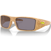 OAKLEY Heliostat Matte Stone Desert Tan Frame/Prizm Grey Polar Lenses Sunglasses (OO9231-1761)