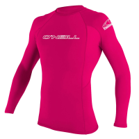 O'NEILL Youth Basic Skins 50+ Watermelon Long Sleeve Rash Guard (3346-182)