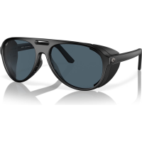 COSTA DEL MAR Men's Grand Catalina Matte Black/Gray 580p Polarized Sunglasses (06S9117-91170759)