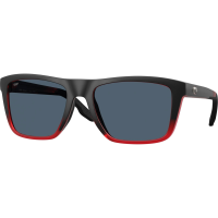 COSTA DEL MAR Men's Mainsail Red Sky/Gray 580p Polarized Sunglasses (06S9107-91070955)