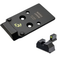 NIGHT FISION RMR/507c to CZ-P10 Optic Plate with Tritium Yellow Front Sight Combo (CZU-OPBS-RMR-P10-YGZX)