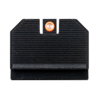 NIGHT FISION Optics Ready Stealth Orange Front Ring/Blank Rear Sight Night Sight Set for S&W M&P with RMR/507c/SRO (SAW-205-311-402-OGZX)