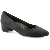 ROS HOMMERSON Women's Heidi II Black Microtouch Pump Dress Shoe (75080-98)