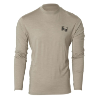 BANDED Men's Base Merino Wool Light Chocolate Crew LS Top (B1030017-OT)