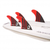 DORSAL Honeycomb FUT Base Carbon Hexcore Quad Surfboard Fins (4)