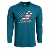 VORTEX Men's Stars and Stripes Long Sleeve T-Shirt