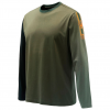 BERETTA Men's Victory Corporate Green LS T-Shirt (TS352T15570715)