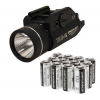 STREAMLIGHT TLR-1s With Strobe Earless Screw Includes Rail Locating Keys For Glock-Style /1913 Picatinny /S&W 99/TSW Flashlight With Lithium Batteries 12-Pack (69211-85177-BUNDLE)