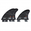 RONIX Floating Fin-S 2.0 Tool-Less Fiberglass 3-Pack 2-3.5in Outer/1-3in Center Surf Fin (219115)