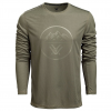 VORTEX Men's 3 Peaks Performance Grid Deep Lichen T-Shirt (222-60-DBA)