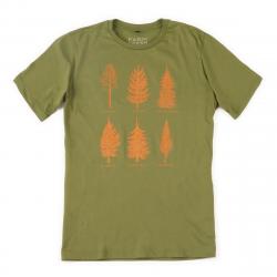 Turtle Fur Organic Cotton T-Shirt - Pine-ing Fir Attention Mens Olive