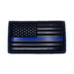 IR Field Patch US Flag Black/Blue Line