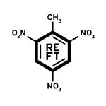 TNT Molecule Carbon Fiber Decal