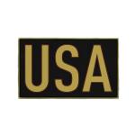 Gold & Black USA Patch
