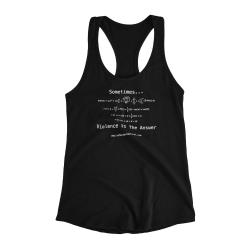Violence is the Answer Racerback Tank
