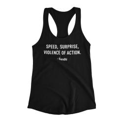 Violence of Action Racerback Tank