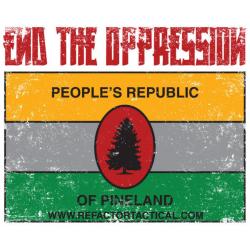 End the Oppression of Pineland Sticker