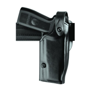 Safariland Model 6280 SLS Mid-Ride Level II Retention Duty Holster for Glock 17 w/ Light Finish Plain - Right  Hand-Black