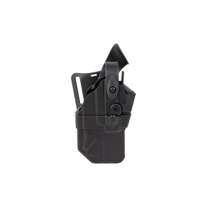 Safariland 7360RDS ALS/SLS Mid-Ride Level III Duty Holster for HK VP9 with RDS/TLR-7 - Plain Black - Right Hand