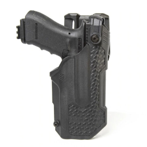Blackhawk T-Series L3D Light-Bearing Left Hand Duty Holster - Basketweave - Fits Sig Sauer P320/P250/M17/M18 with TLR 1/2 - Blackhawk