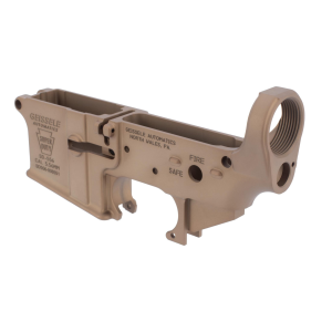 Geissele Automatics Super Duty AR-15 Lower Receiver - Stripped Lower - Desert Dirt