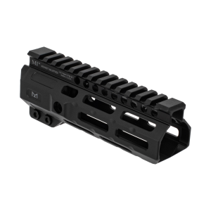Midwest Industries MICRM6 Combat  AR-15 Black Hardcoat Anodized Aluminum/Polymer 6 Picatinny/M-LOK