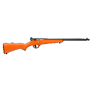 Savage Arms Rascal Single Shot Rifle 22 LR - 16.125" - Blued - Orange Stock - Savage Arms
