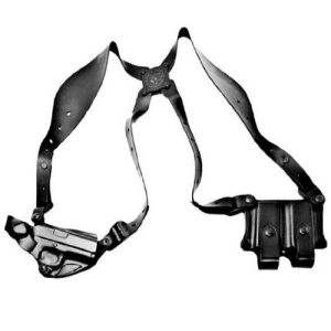 Desantis New York Undercover Shoulder Holster Rig Size 7HJ0 - Right Hand - Black - Desantis