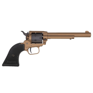 Heritage Rough Rider .22LR Revolver, 6.5" Barrel, Fixed Sights, Burnt Bronze - RR22A6
