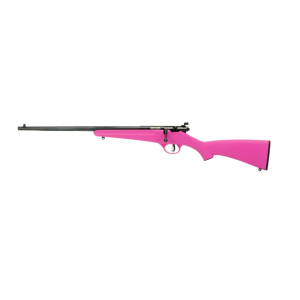 Savage Arms Rascal 22LR Left Hand Bolt Action Rifle - Pink - Single Shotrd - 16.125" - Savage Arms