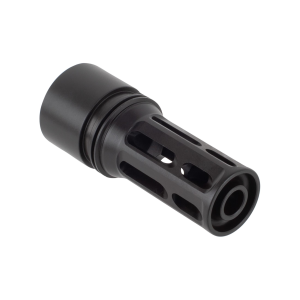 Huxwrx Safety Co Quick Detach Flash Hider M26x1.5 LH, Black - Reliable, Fast Attachment - 1912