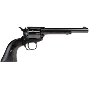 Heritage Arms Rough Rider Small Bore Revolver 22 LR - 6.5" - Black Oxide - Black Laminate Grips