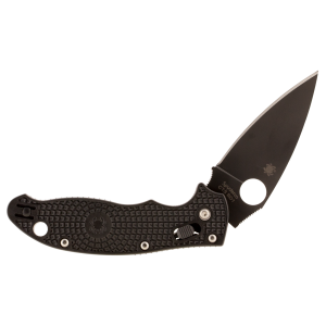 Spyderco C101PBBK2 Manix 2 Lightweight 3.37 BD1 CTS BD1 Stainless Steel Black Full-Flat FRCP Handle Folding