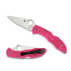 Spyderco Delica 4 Lightweight Folding Knife 2.9 S30V Satin Plain Blade