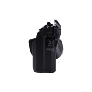 Safariland 7378RDS 7TS ALS Level I Concealment Paddle/Belt Holster for GLOCK 17 Gen5 with RDS/TLR-1 - Plain Black - Right Hand