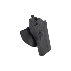 Safariland 7378RDS 7TS ALS Level I Concealment Paddle/Belt Holster for GLOCK 17 Gen5 with RDS/TLR-1 - Plain Black - Left Hand