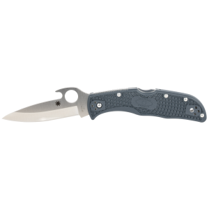 Spyderco Endela Blue/Gray Folding Knife with Emerson Opener - C243PGYW
