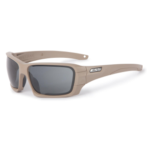 ESS Rollbar Glasses - Terrain Tan with Clear/Smoke Gray Lenses