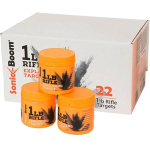 Sonic Boom Exploding Rifle Targets 1 lb. 22 pk. - Sonic Boom
