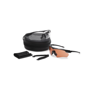 ESS Crossbow Suppressor 2X Dual-Eyeshield Kit - Black with Clear/Copper Lenses