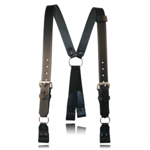 Boston Leather Firefighter's Suspenders - Loop Attachment - Boston Leather