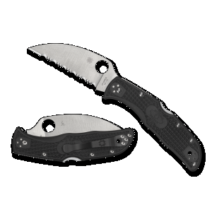Spyderco Endela Lightweight 3.4" Wharncliffe Folding Knife - Serrated