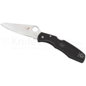 Spyderco Pacific Salt FRN Folding Knife - Black