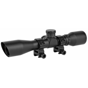 Truglo Tru-Brite Xtreme Compact Tactical 4x32mm Mil-Dot 1 Tube Black Finish TG8504BT