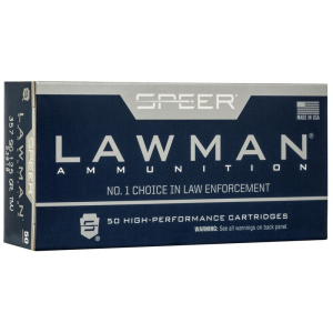 Speer Lawman Training 357 Sig 125 Grain Total Metal Jacket Flat Nose - Speer